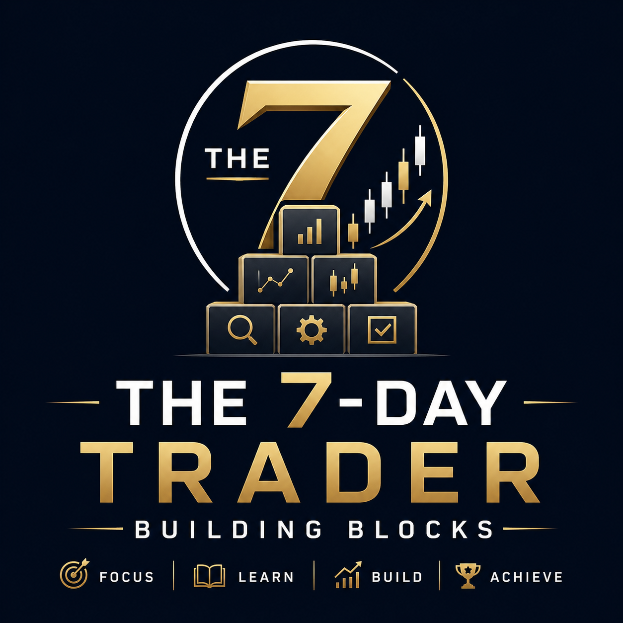 The 7-Day Trader Building Blocks Logo