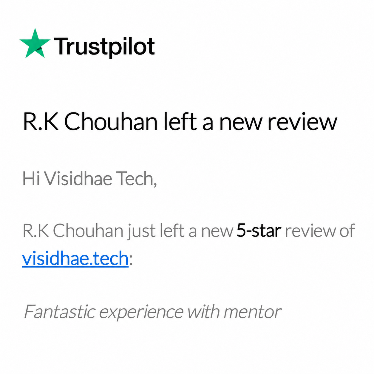 Testimonial Feedback