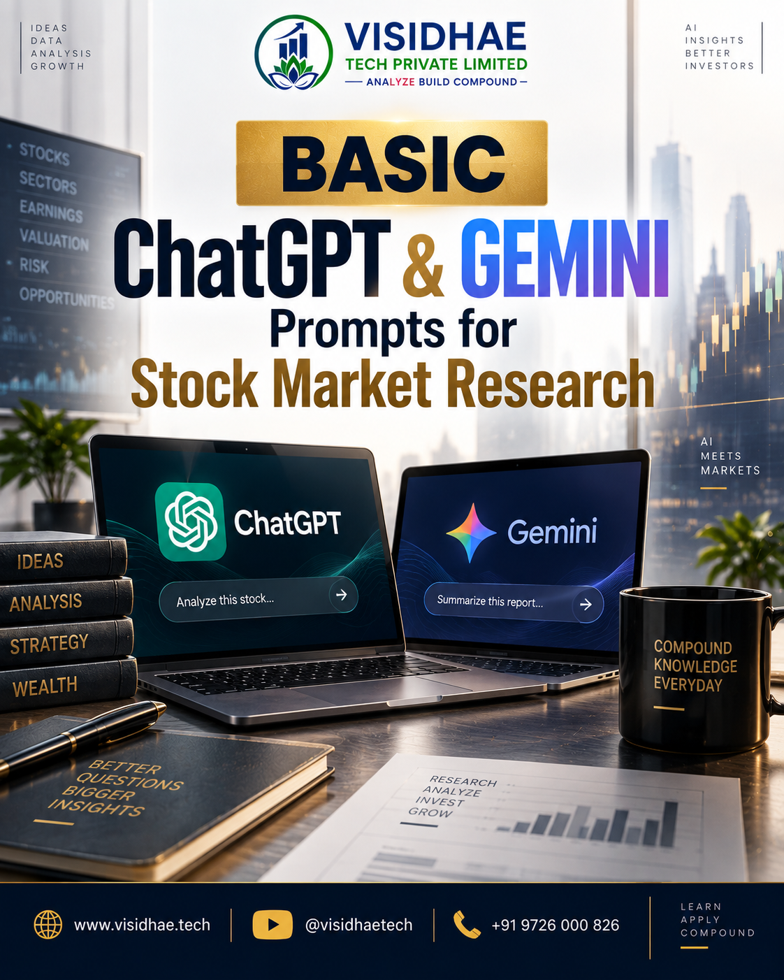 Basic ChatGPT & GEMINI Prompts for Stock Market Research